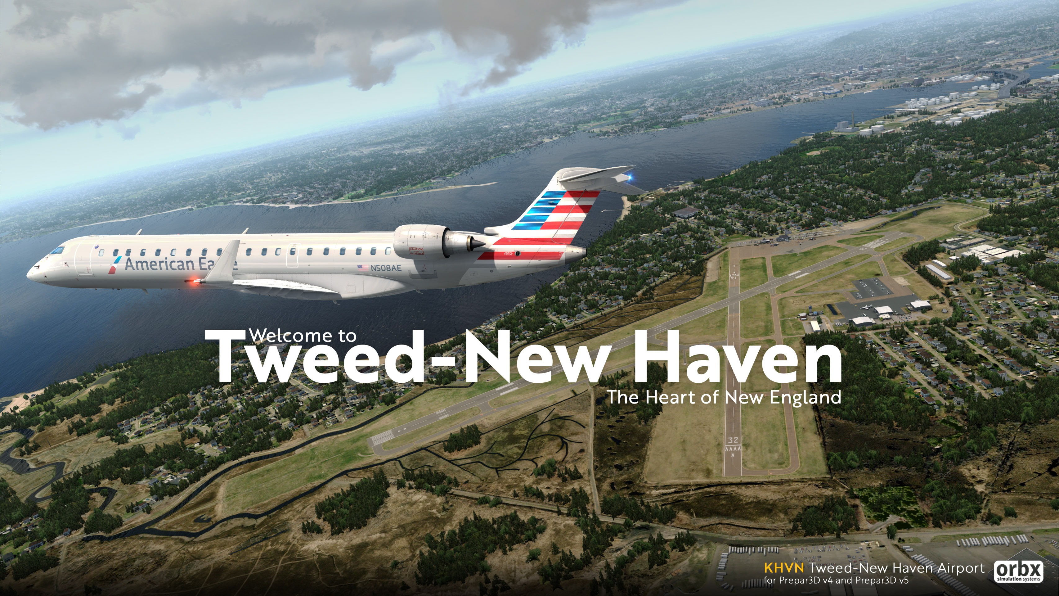 Orbx Releases Tweed-New Haven Airport (KHVN)