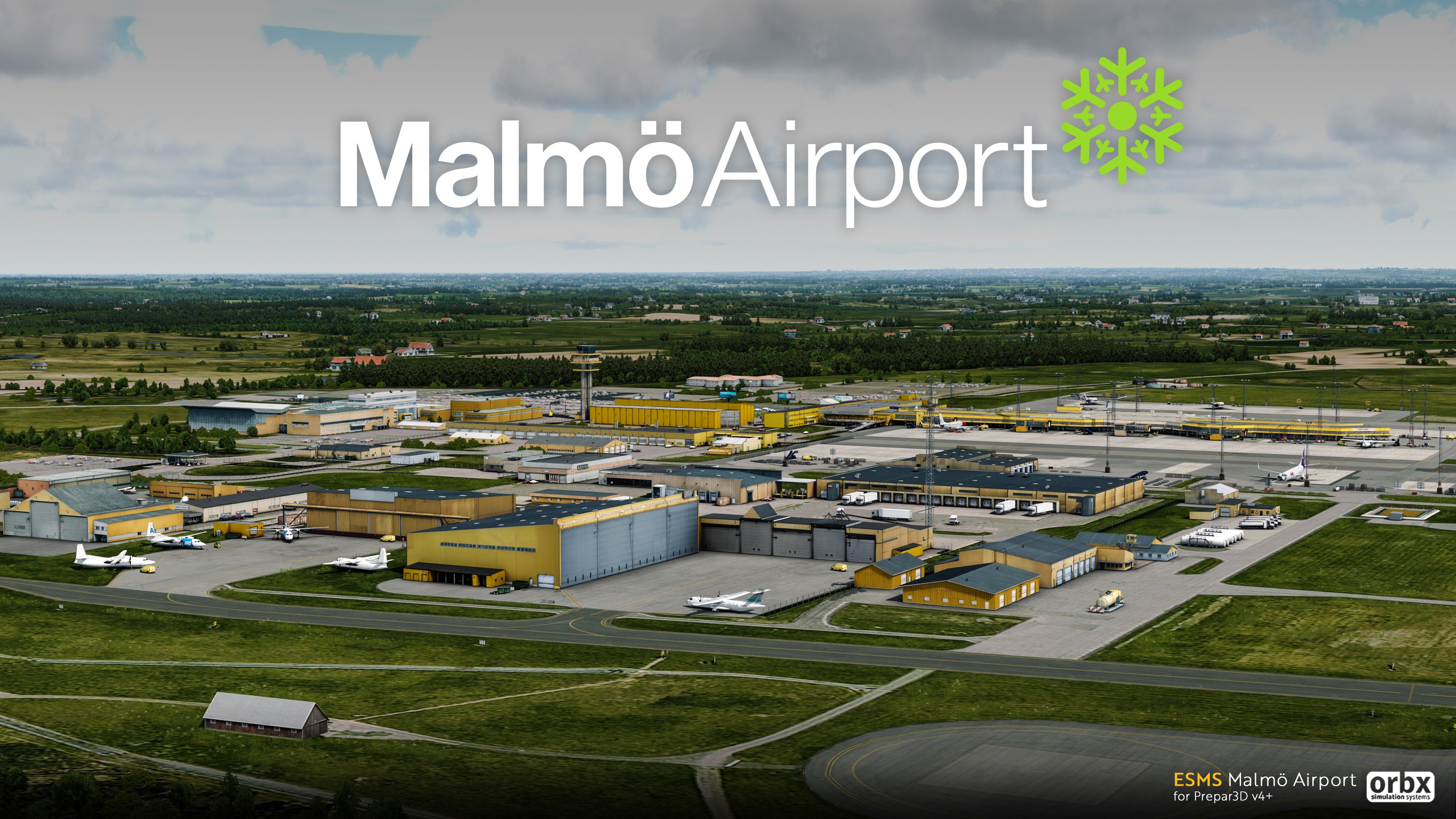 Orbx Releases Malmö Airport (ESMS) for Prepar3D