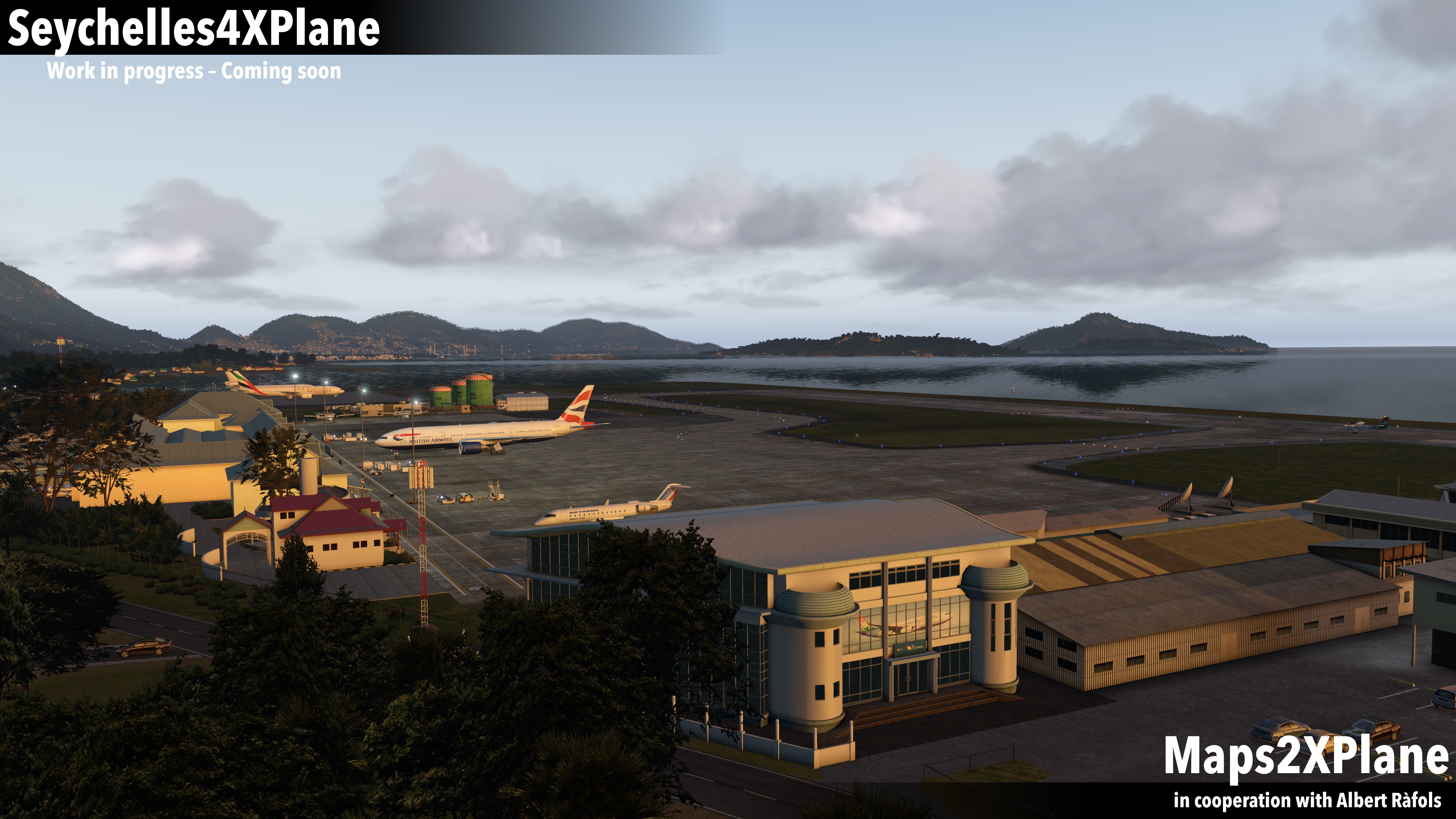 Maps2XPlane Previews Seychelles4XPlane Airports