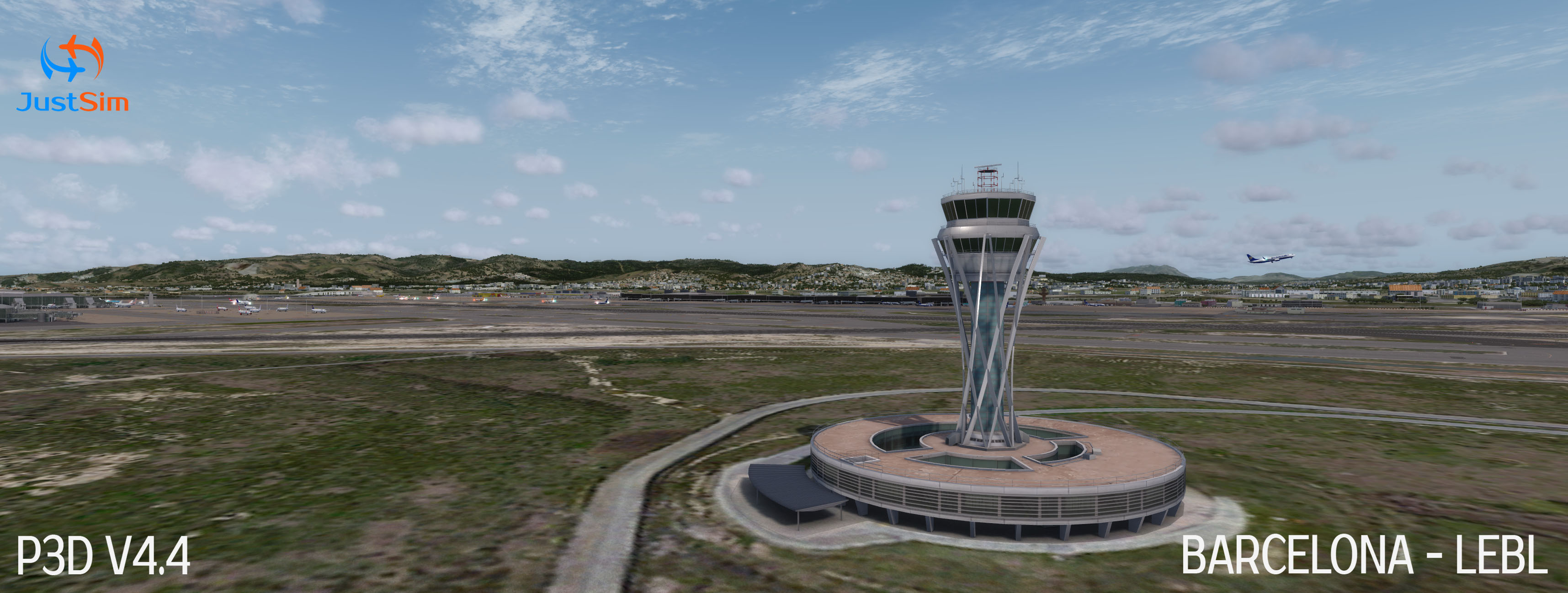 JustSim Releases Barcelona (LEBL) Update V2.0