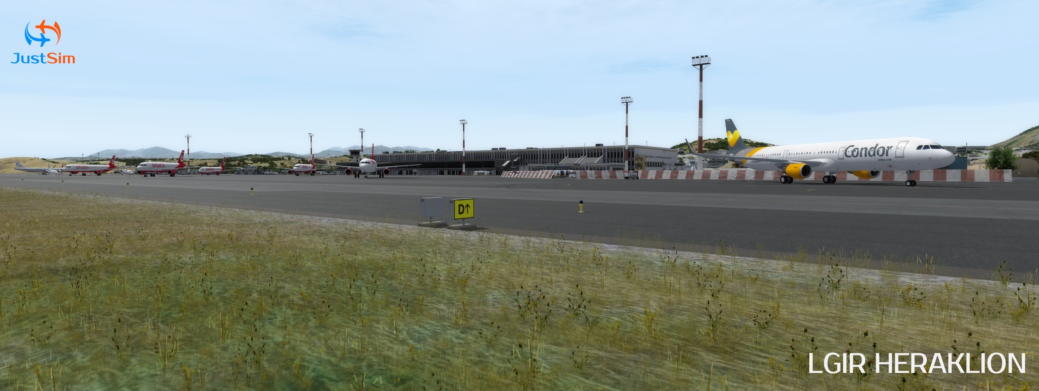 JustSim Releases Heraklion Airport for Prepar3D V4