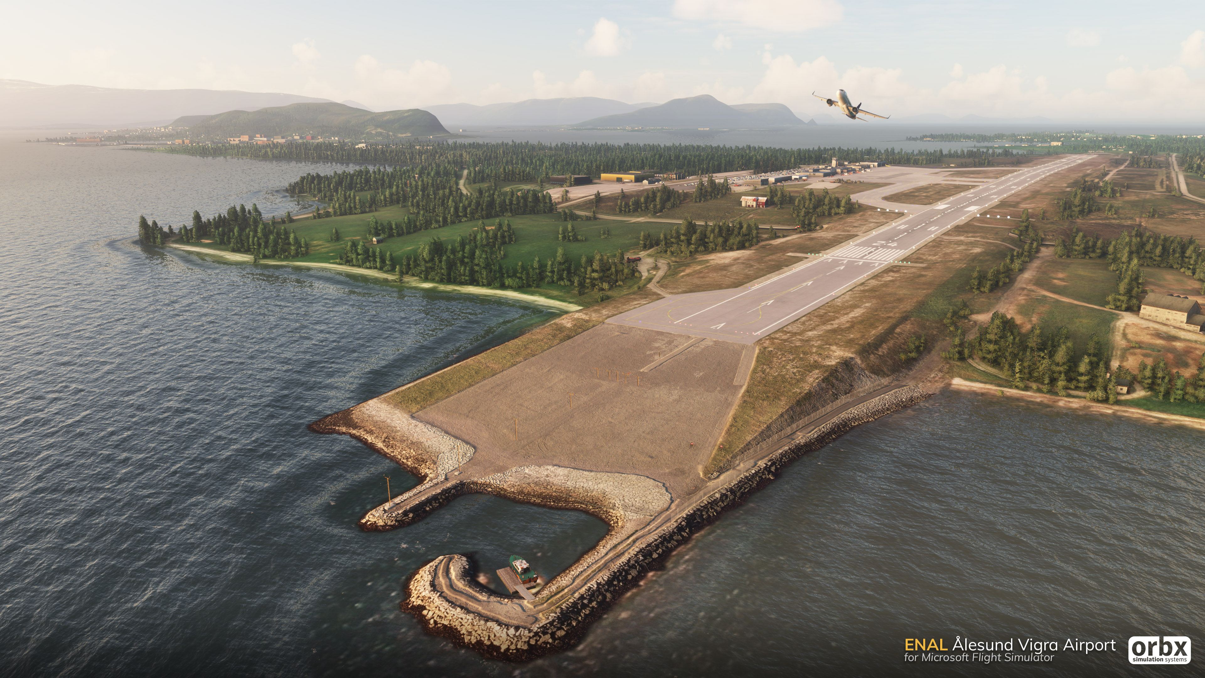 Orbx Announces Alesund Vigra Airport for MSFS