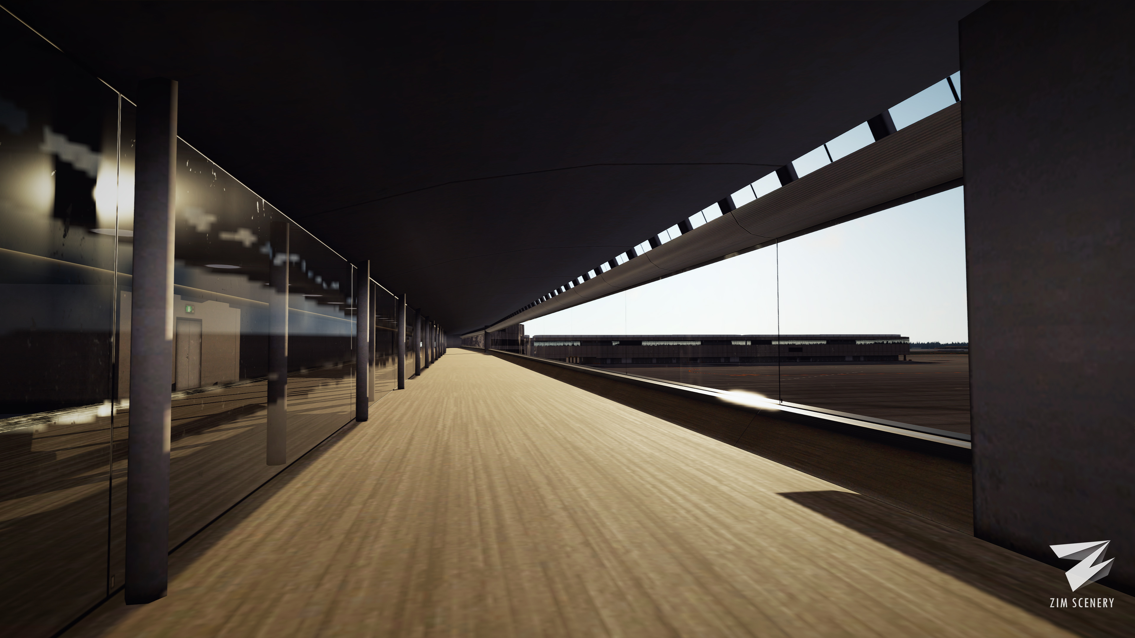 ZIM Scenery Shares Narita Airport Terminal 2 Renders